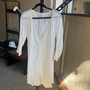 White tunic dress